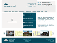 Tablet Screenshot of mostni-silnicni.cz